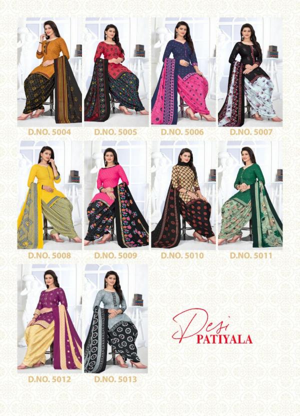 Ganesha Desi Patiyala Vol-5 Cotton Designer Readymade Suit